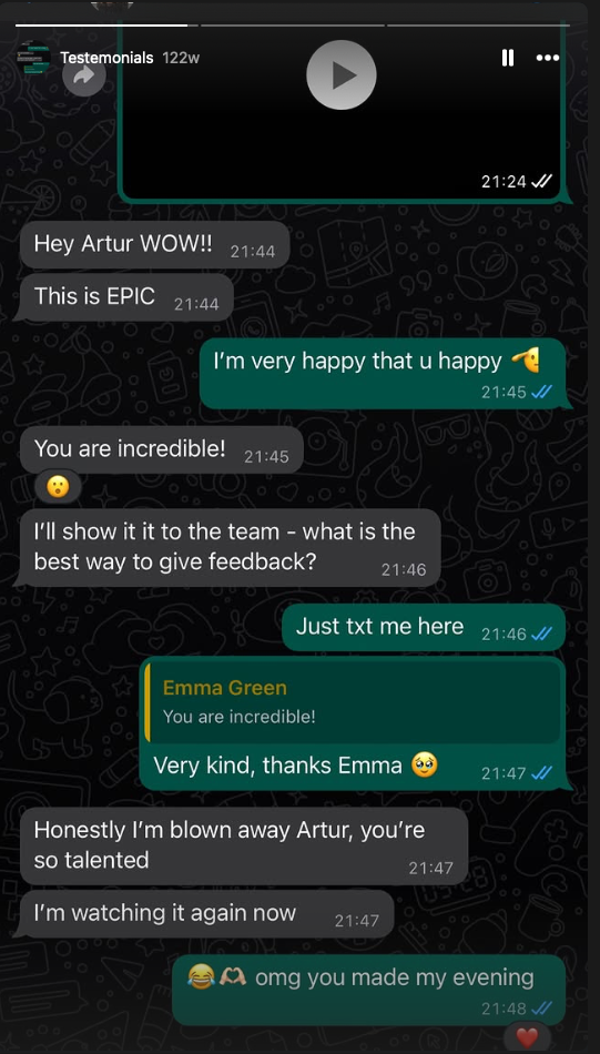 Feedback from Ema